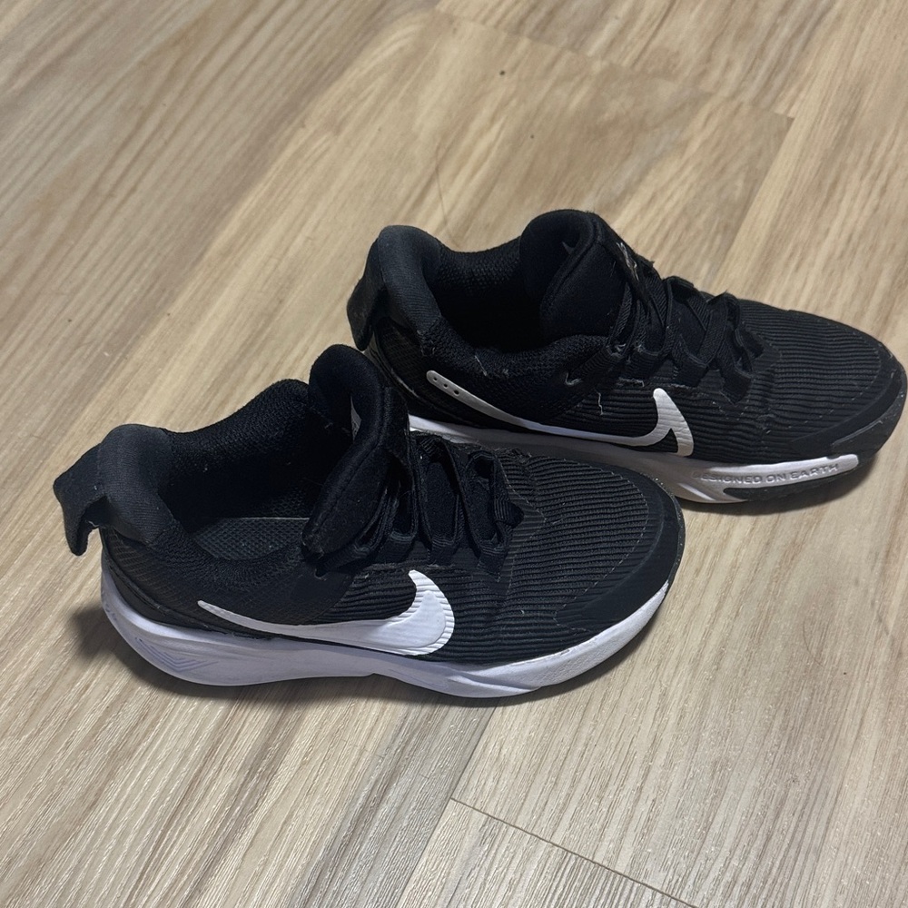 Nike Kids Black and White Sneakers
